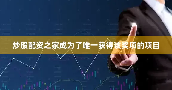 炒股配资之家成为了唯一获得该奖项的项目